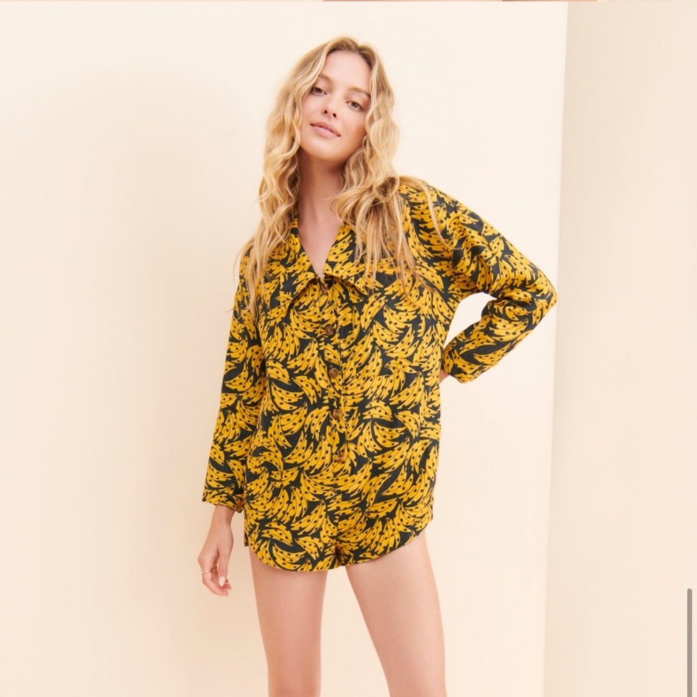 Farm Rio Banana Romper - L